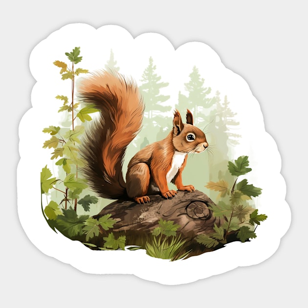 Squirrel Whisperer Sticker by zooleisurelife